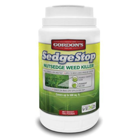 Gordon's Sedge Stop 8423152 2 LB Container of Nutsedge Lawn Weed Killer Granular Shaker Can