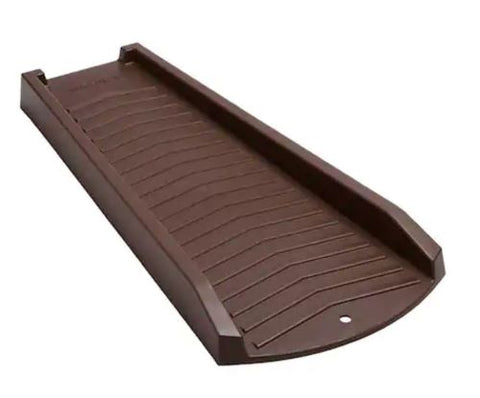 Amerimax 3011 24" Inch x 11" Inch x 2" Inch Brown Vinyl Downspout Splash Block