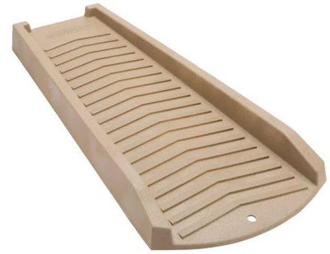 Amerimax 3013 24" Inch x 11" Inch x 2" Inch Stone Tan Vinyl Downspout Splash Block