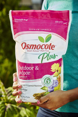 Osmocote 274850 8 LB Bag Of Timed Release Outdoor Indoor Plant Food Plus Fertilizer - Quantity of 2