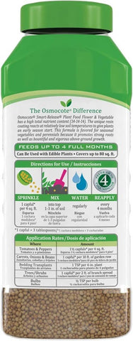 Osmocote 277260 2 LB Container of 14-14-14 Timed Release Flower & Vegetable Plant Food Fertilizer