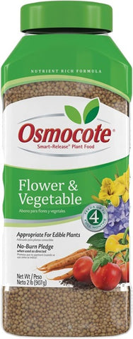 Osmocote 277260 2 LB Container of 14-14-14 Timed Release Flower & Vegetable Plant Food Fertilizer
