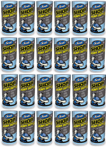 Scott 32992 Heavy Duty 60 Count Rolls Of Blue Shop Towels - Quantity of 24