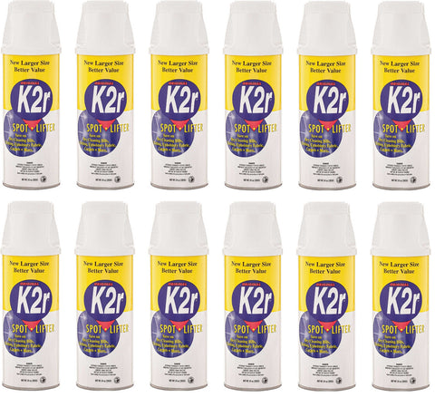 K2r 33010 10 oz Can of Spot Lifter Remover Cleaner - Quantity of 12