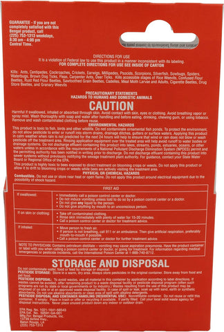Bengal 33100 2 oz Concentrated Roach Flea Tick Ant Spider Insecticide - Quantity of 12