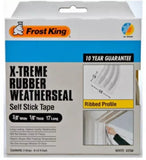 Frost King V23WA 3/8" x 1/8" x 17' Roll of EPDM Rubber Weatherseal Weatherstrip
