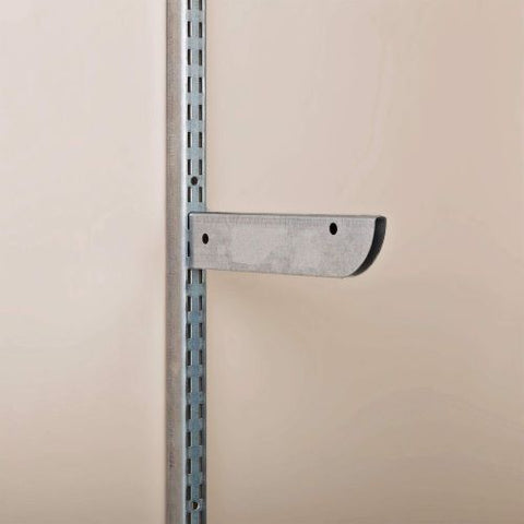 Knape & Vogt BK-0102 10" Galvanized Steel Double Shelf Bracket