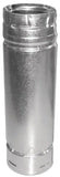 Duravent 3PVL-24R 3" x 24" Pellet Stove Double Wall Chimney Vent Pipe - Quantity of 1