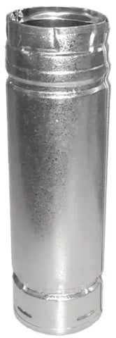 Duravent 3PVL-24R 3" x 24" Pellet Stove Double Wall Chimney Vent Pipe - Quantity of 1