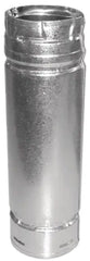 Duravent 3PVL-24R 3" x 24" Pellet Stove Double Wall Chimney Vent Pipe - Quantity of 1