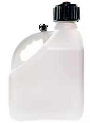 VP 4172 + 3046B 3 Gallon White Portable Utility Jug Container With Container Hose - Quantity of 1