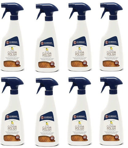 Guardsman 461300 Furniture Cleaner & Polish Wax-Free Lemon Scent 16 Oz - Quantity of 8