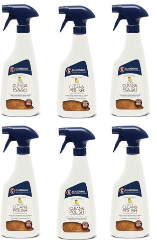 Guardsman 461300 Furniture Cleaner & Polish Wax-Free Lemon Scent 16 Oz - Quantity of 6
