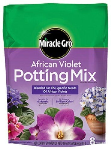 Miracle-Gro 72678430 8-Quart Bag of African Violet Potting Mix
