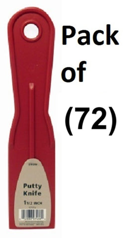 Red Devil 4711TV 1.5 Inch Master Painter Plastic Putty Knife - Quantity of 72