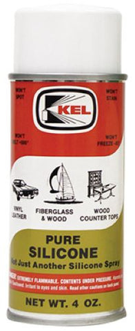 Kellogg's KEL 57555 4 oz Can of Pure Silicone Lubricant Spray - Quantity of 6