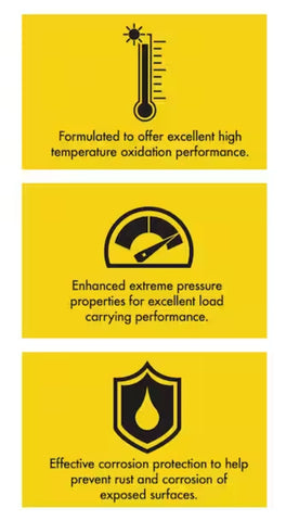 Shell Rotella 550049925 14.1 oz Tube Of Heavy-Duty Multi-Purpose Grease - Quantity of 5