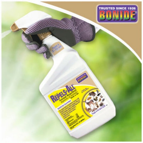 Bonide 2386 32 oz Bottle of Ready To Use Deer, Rabbit & Animal Repellent