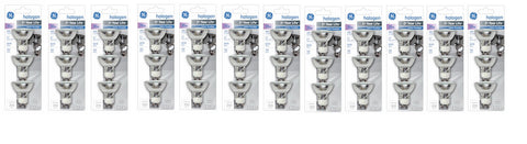 GE 61142 3 Pack 35 Watt MR16 Indoor Quartz Halogen Floodlight Bulbs