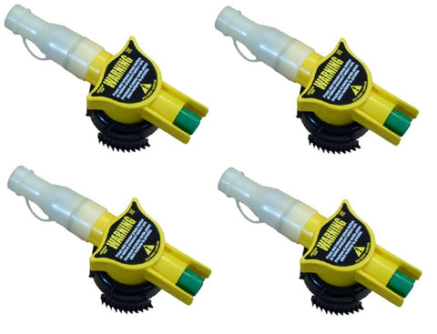 No Spill 6132 Gas Can Nozzle Assembly / Spout Replacement Fits All No Spill Cans - Quantity of 4
