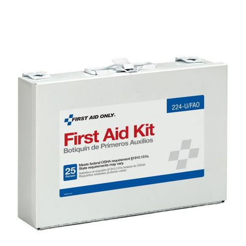 First Aid Only 224U 25-Person 106 Piece OSHA First Aid Kit