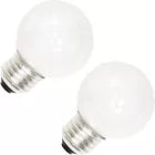 GE 31107 2-Count Pack of 25 Watt 180 Lumen Medium Base Globe Light Bulbs