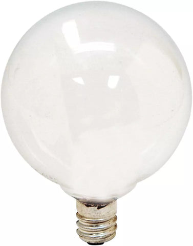 GE 31107 2-Count Pack of 25 Watt 180 Lumen Medium Base Globe Light Bulbs