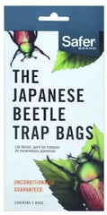 Safer Brand 00102 3-Count Pack of Replacement Japanese Beetle Trap Green Jumbo Bags