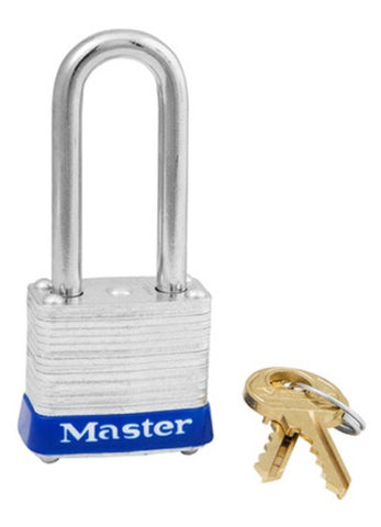 Master Lock 7KALF-P812 1-1/8 Inch Keyed Alike Laminated Padlock - Quantity of 12