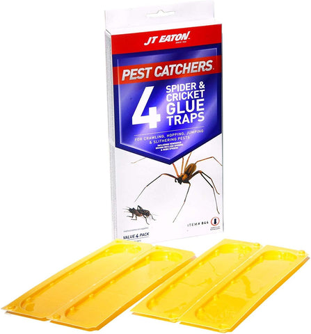 JT Eaton 844 4 Pack Of Spider & Cricket Insect Glue Traps - Quantity of 5