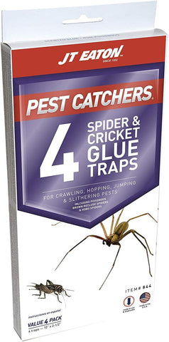 JT Eaton 844 4 Pack Of Spider & Cricket Insect Glue Traps - Quantity of 5