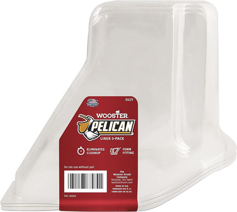 Wooster 8629 3 Pack 1 Quart Pelican Paint Liner - Quantity of 18