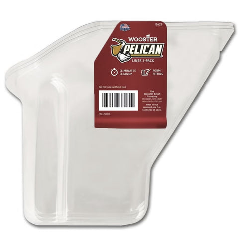 Wooster 8629 3 Pack 1 Quart Pelican Paint Liner - Quantity of 18