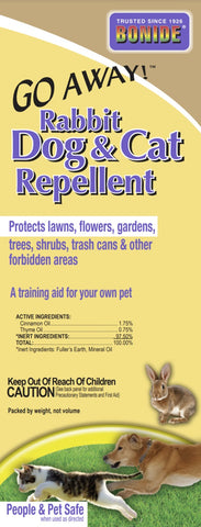 Bonide 8719 3 LB Container of Ready To Use Go Away Rabbit, Dog & Cat Repellent Granules