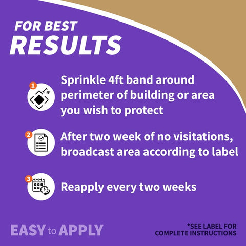 Bonide 8719 3 LB Container of Ready To Use Go Away Rabbit, Dog & Cat Repellent Granules