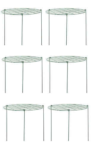 Panacea Products 89320 20"D x 30" Tall Grow Thru Peony PVC Coated Plant Supports - Quantity of 6