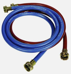 Abbott Rubber WA6RB7004 Color Coded 48" L x 3/8" Washing Machine Supply Hose Kit