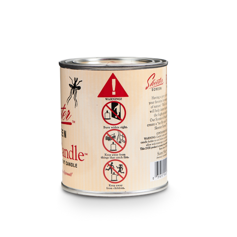 Skeeter Screen 90400 15 oz Deet Free Mosquito Repellent Patio Candle - Quantity of 8
