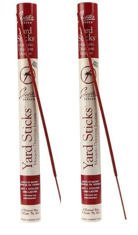 Scent Shop 90910 15-Pack Skeeter Screen Incense Mosquito Deterrent Yard Stick - Quantity of 2