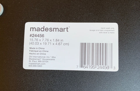 Madesmart 95-24456-06 16" x 8" x 2" Kitchen Drawer Storage Tray Bin