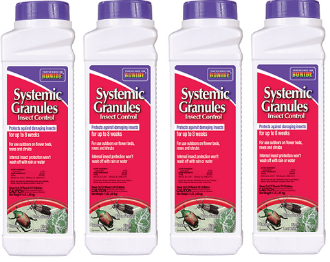 Bonide 952 1 LB Container Of Systemic Insect Control Granules - Quantity of 4