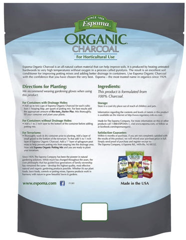 Espoma HC4 4-Quart Bag of Organic Horticultural Charcoal