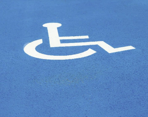 GPM TruStripe INVMRK-17 17 oz Can of Handicap Blue Inverted Marking Paint - Quantity of 12