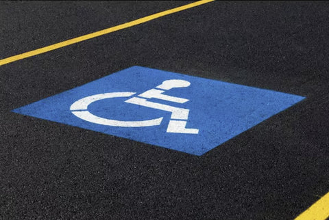 GPM TruStripe INVMRK-17 17 oz Can of Handicap Blue Inverted Marking Paint - Quantity of 12