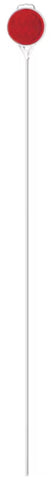 Hillman 840074 48" Red Fiberglass Driveway Marker Reflectors - Quantity of 6