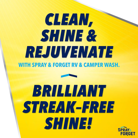 Spray & Forget SFRVCHEQ04 32 oz Ready To Use Hose End Spray RV & Camper Cleaner