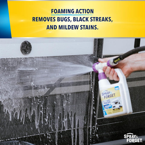 Spray & Forget SFRVCHEQ04 32 oz Ready To Use Hose End Spray RV & Camper Cleaner