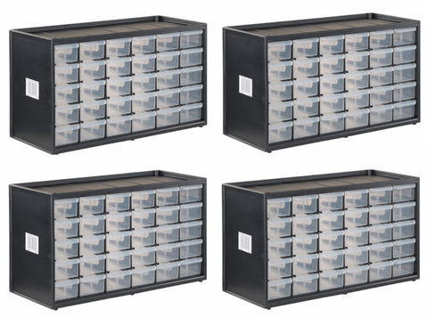 Stanley STST40730 30 Drawer Stackable Storage Drawer Bin System - Quantity of 4