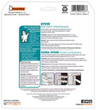 Frost King V23WA 3/8" x 1/8" x 17' Roll of EPDM Rubber Weatherseal Weatherstrip