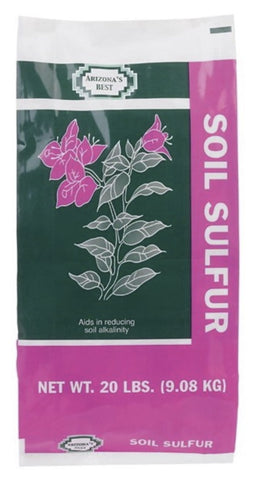 Arizona's Best AZB40003 20 LB Bag of Sulfur Soil Conditioner
